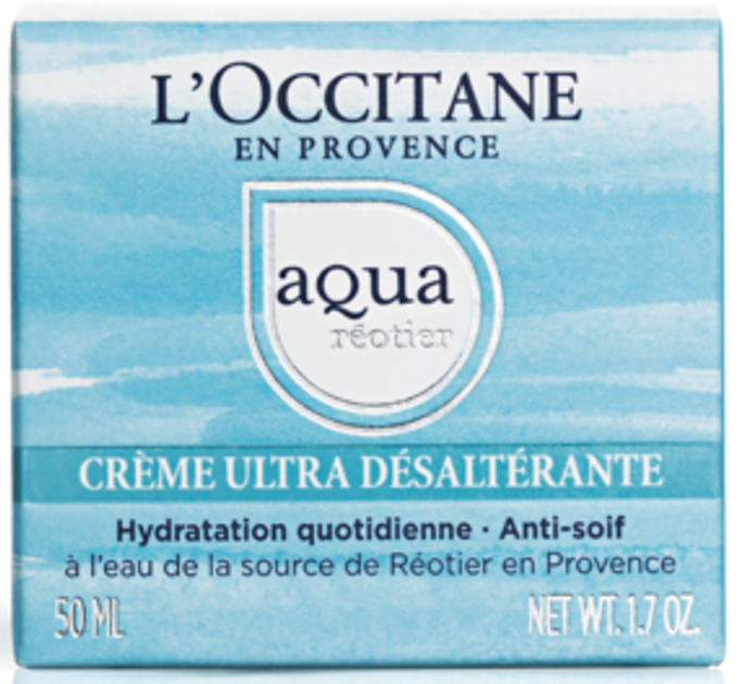 Ultranawilżający krem do twarzy L'Occitane en Provence Aqua 50 ml (3253581505489) - obraz 3