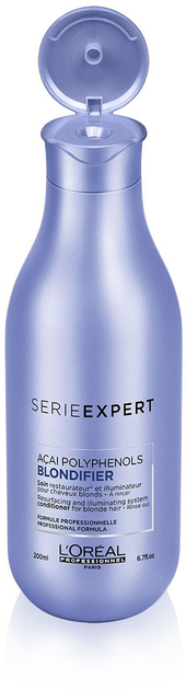 Кондиціонер-сяйво для волосся L'Oréal Professionnel Paris Serie Expert Blondifier Illuminating Conditioner Відновлюючий 200 мл (3474636628964) - зображення 3