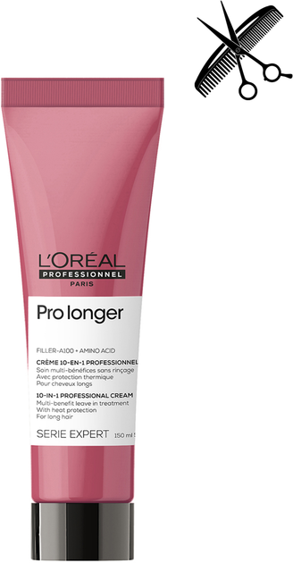 L'Oreal Professionnel Serie Expert Pro Longer profesjonalny krem termoochronny do odbudowy włosów 150 ml (3474636977307) - obraz 1