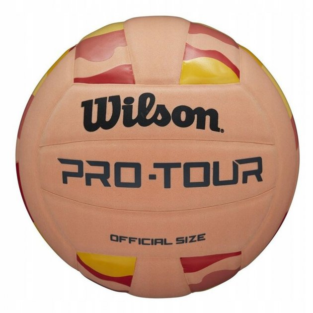 Фото - Волейбольний м'яч Wilson М'яч волейбольний  PRO TOUR VB STRIPE size 5  (WV2000501IBOF)