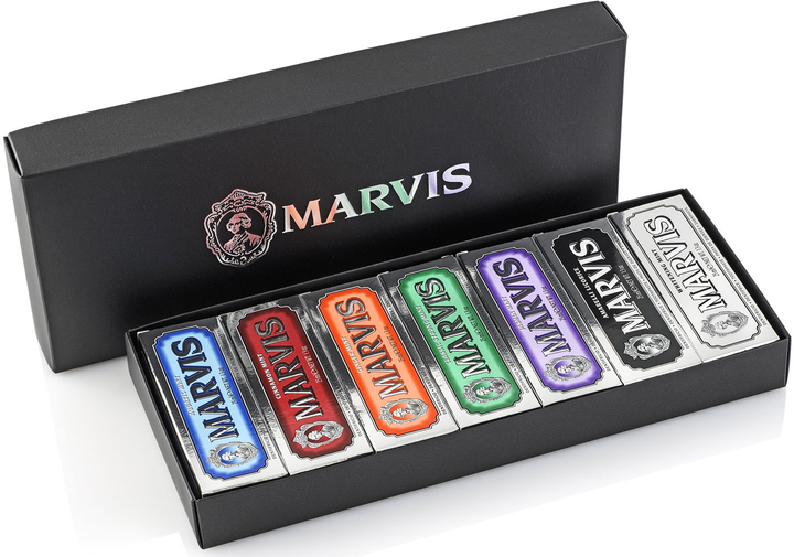 Подарунковий набір зубних паст Marvis Асорті 7х25 мл (8004395111008) - зображення 2
