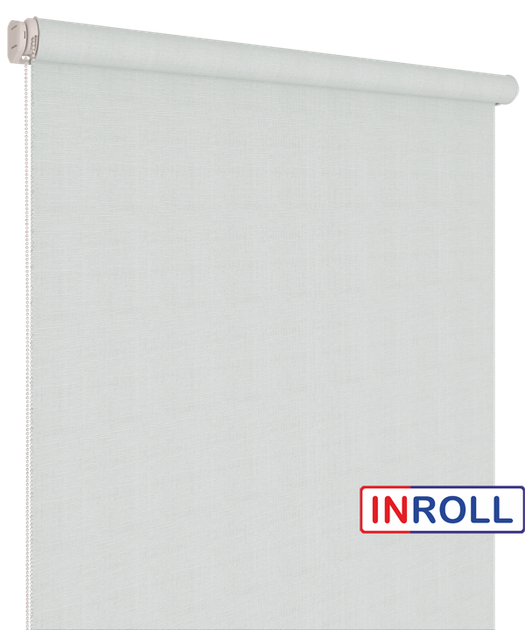 Ролета тканевая INROLL Есо-Mini 25х185 см Camila Светло-серый A648 - изображение 3