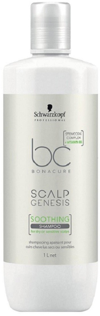 Шампунь Schwarzkopf Professional BC Scalp Genesis Soothing Shampoo Заспокійливий для чутливої шкіри голови 1000 мл (4045787426984) - зображення 1