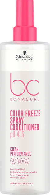 Odżywka w sprayu Schwarzkopf Professional BC Bonacure Color Freeze do włosów farbowanych 400 ml (4045787724356) - obraz 1