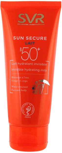 Сонцезахисне молочко для тіла SVR Sun Secure Lait Hydratant Invisible SPF 50+ 100 мл (3401360167797) - зображення 1