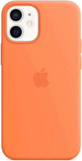 Панель Apple MagSafe Silicone Case для Apple iPhone 12 mini Kumquat (MHKN3) - зображення 4