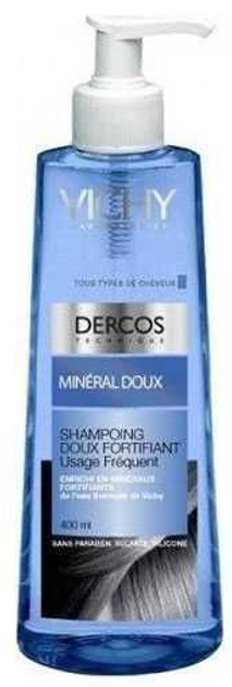 Szampon zmiękczający Vichy Dercos Mineral Soft Szampon z minerałami wzmacniający włosy 400 ml (3337871322656) - obraz 1