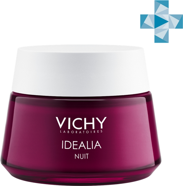 Vichy Idealia żel-balsam do twarzy na noc regenerujący 50 ml (3337871330118) - obraz 1