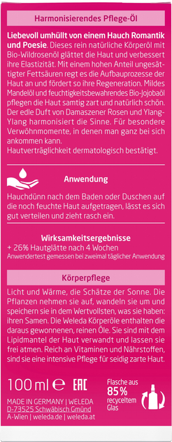 Harmonizujący olejek do ciała Weleda Pink 100 ml (4001638099394) - obraz 4