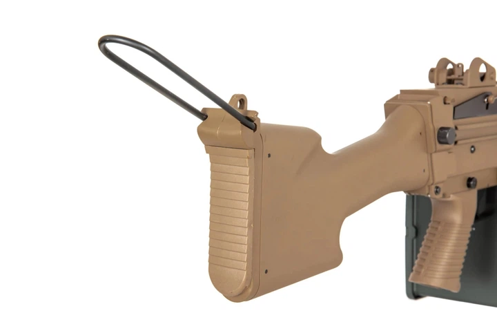 Страйкбольний кулемет Specna Arms SA-249 MK2 Core Tan - изображение 4
