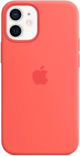 Панель Apple MagSafe Silicone Case для Apple iPhone 12 mini Pink Citrus (MHKP3) - зображення 4