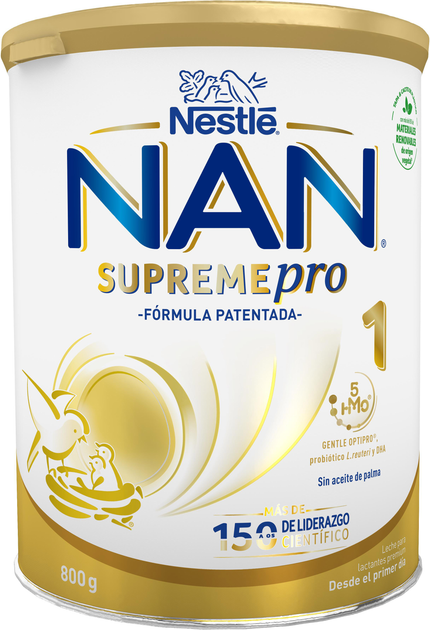 Nestle NAN Supreme Pro 1 mieszanka z 5 oligosacharydami i pałeczkami kwasu mlekowego L od urodzenia 800 g (7613035854444) - obraz 1