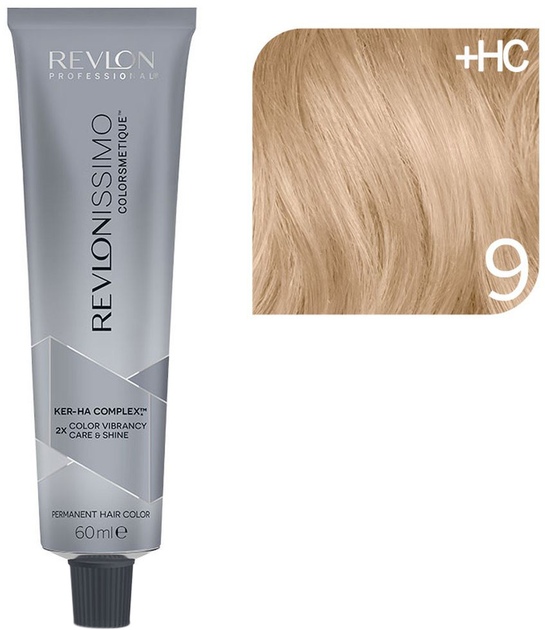 Крем-фарба для волосся Revlon Professional Revlonissimo Colorsmetique 9 - Very Light Blonde 60 мл (8432225099156) - зображення 1