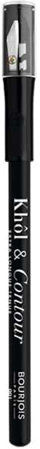 Олівець для очей Bourjois Khol Contour зі стругачкою чорний 1.2 г (3614223912216) - зображення 1