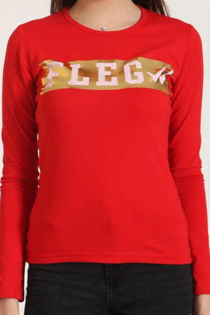 Лонгслив FLEG S Красный (LO-0029_Red) - Фото 3 Лонгслив FLEG S Красный (LO-0029_Red) - изображение 3