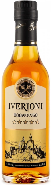 Напиток алкогольный Iverioni 5* 0.25 л 40% (4860018008704) - Фото 1 Напиток алкогольный Iverioni 5* 0.25 л 40% (4860018008704) - изображение 1