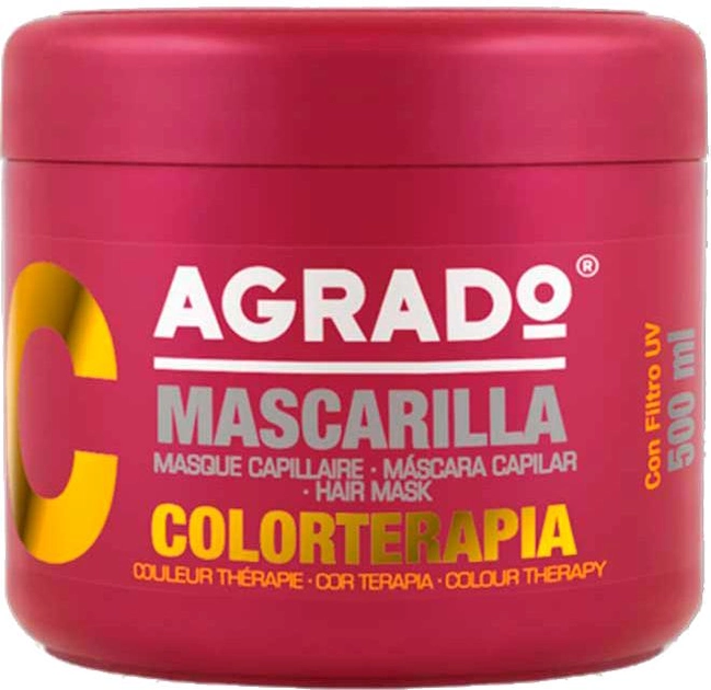 Maska do włosów Agrado Colorterapia koloroterapia 500 ml (8433295059637) - obraz 1