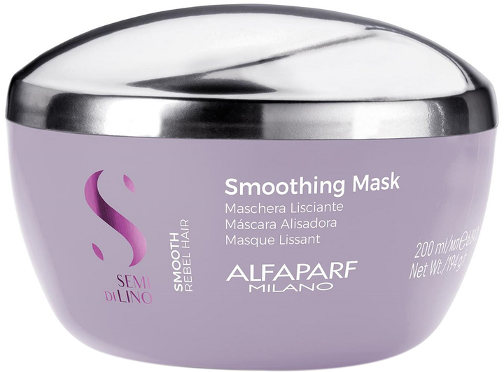 Maska do włosów niesfornych Alfaparf Semi Di Lino Smooth 200 ml (8022297111230) - obraz 1