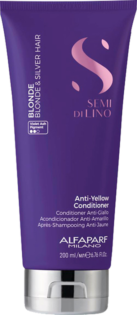 Odżywka Alfaparf Semi Di Lino Blond&Brunet neutralizujący żółte odcienie 200 ml (8022297133386) - obraz 1