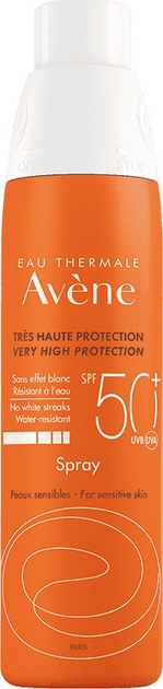 Сонцезахисний спрей Avene SPF 50+ 200 мл (3282770100617) - зображення 1