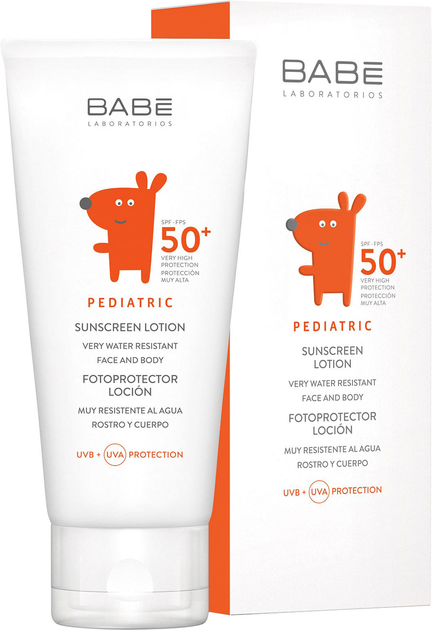 Lotion przeciwsłoneczne dla dzieci BABE Laboratorios SPF 50 100 ml (8437011329400) - obraz 1