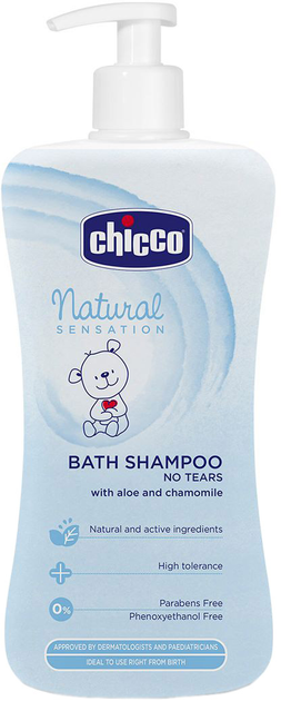 Шампунь для ванни Chicco Natural Sensation Без сліз 500 мл (07453.10) - зображення 1
