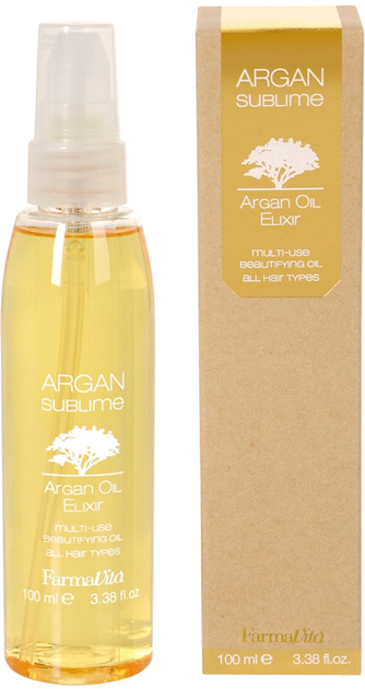 Eliksir Farmavita Argan Sublime na bazie oleju arganowego 100 ml (8022033004826) - obraz 1