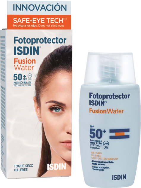 Środek przeciwsłoneczny do twarzy Isdin Fotoprotector Fusion Water SPF 50+ 50 ml (8470001748577) - obraz 1