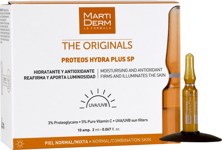 Ампули Martiderm The Originals Proteos Hydra Plus SP 10 шт. х 2 мл (8437000435150) - зображення 1