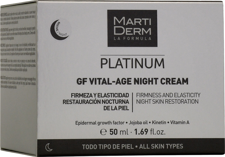 Крем нічний MartiDerm Platinum Gf Vital Age Night Антивіковий 50 мл (8437015942285) - зображення 3