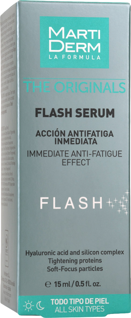 Serum nawilżające do twarzy MartiDerm The Originals Flash przeciwzmarszczkowe 15 ml (8437015942759) - obraz 3