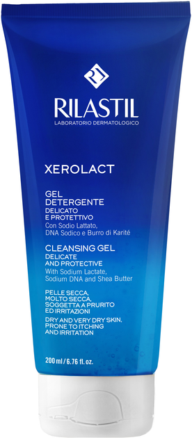 Żel do delikatnego oczyszczania skóry Rilastil Xerolact 200 ml (8050444858776) - obraz 1