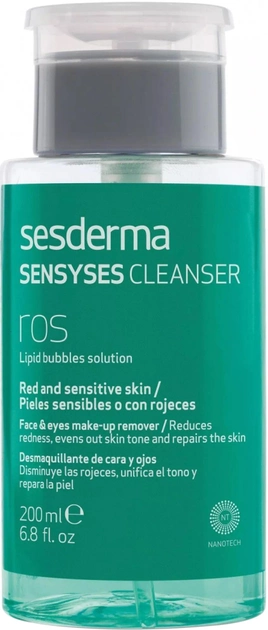 Ліпосомальний лосьйон для зняття макіяжу Sesderma Sensyses Ros для чутливої та схильної до почервоніння шкіри 200 мл (8429979414564) - зображення 1