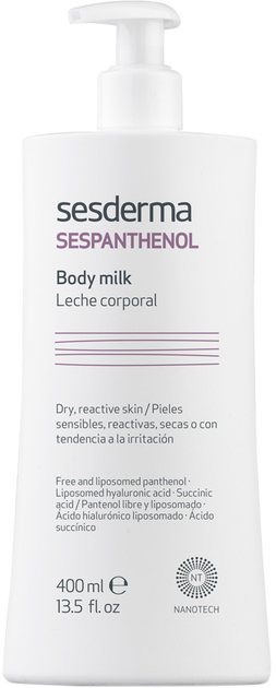 Regenerujące mleczko do ciała Sesderma Sespanthenol Body Milk 400 ml (8429979439178) - obraz 1