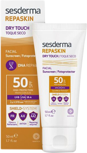 Сонцезахисний флюїд для тіла Sesderma Repaskin Light Fluid Body Sunscreen SPF 50 200 мл (8429979456175) - зображення 1