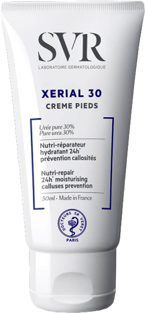 Крем для ніг SVR Xerial 30 Crème Pieds Кераторегулювальний для дуже сухої шкіри стоп 50 мл (3401381407179) - зображення 1