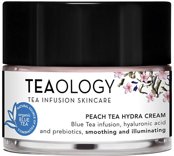 Nawilżający krem do twarzy Teaology Peach tea 50 ml (8050148500599) - obraz 1