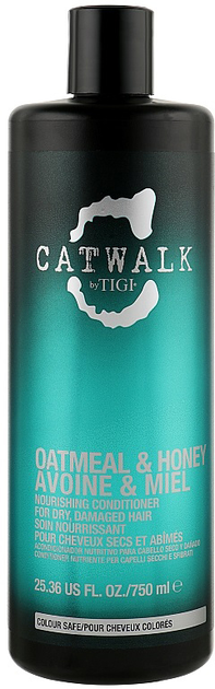 Кондиціонер для волосся Tigi Catwalk Oatmeal&Honey Conditioner Відновлювальний 750 мл (615908427561) - зображення 1