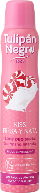 Dezodorant w sprayu Tulipan Negro Truskawkowy krem 200 ml (8410751031307) - obraz 1