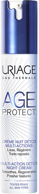 Нічний детокс-крем Uriage Age Protect Multi-Action Detox Night Cream Очищення + Корекція зморшок 40 мл (3661434006449) - зображення 1