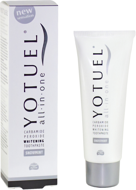 Зубна паста Yotuel All In One Snowmint Whitening вибілювальна 75 мл (8426181973353) - зображення 1