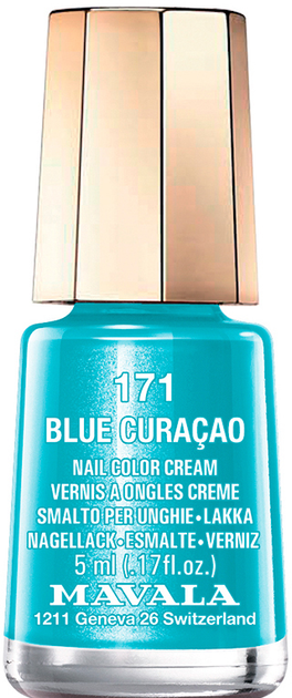 Lakier do paznokci Mavala 171 Blue Curacao 5 ml (7618900911710) - obraz 1