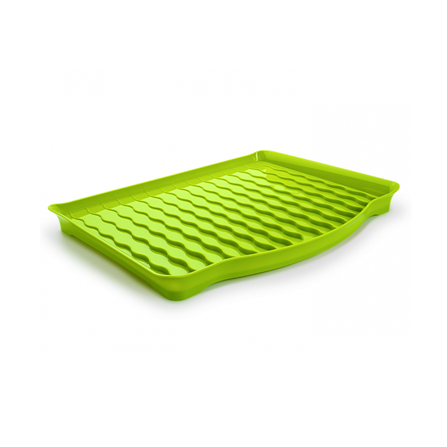 Сушарка для посуду MVM 455x358x35мм пластикова зелена DR-01 GREEN - зображення 5