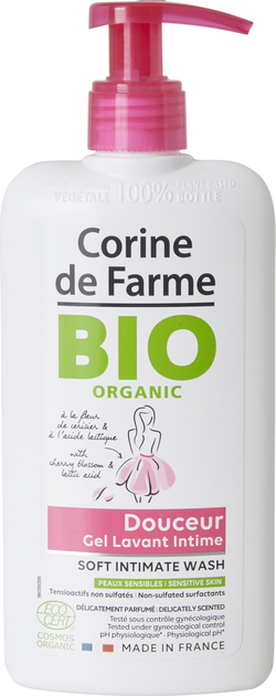 Засіб для інтимної гігієни Corine de Farme Ніжний 250 мл (3468080409958) - зображення 1