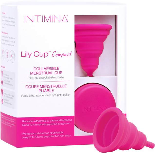 Kubeczek menstruacyjny Intimina Lily Cup Compact rozmiar B (7350075020339) - obraz 1