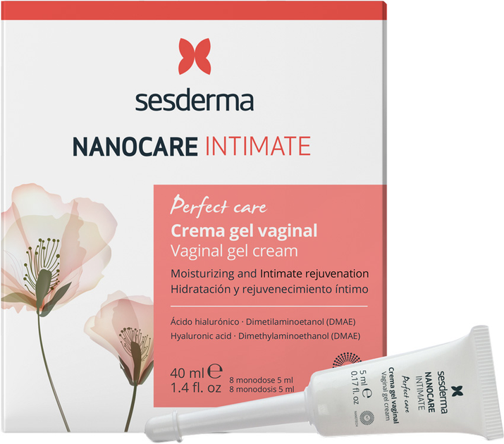 Крем-гель для інтимної гігієни Sesderma Nanocare Intimate Perfect care Зволожуючий 5 мл х 8 шт (8429979415622) - зображення 1