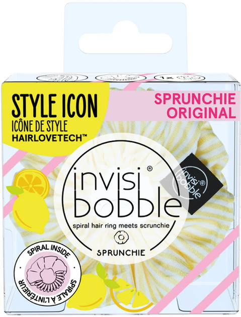 Резинка-браслет для волосся Invisibobble Sprunchie Fruit Fiesta My Main Squeeze 1 шт (4063528028808) - зображення 1
