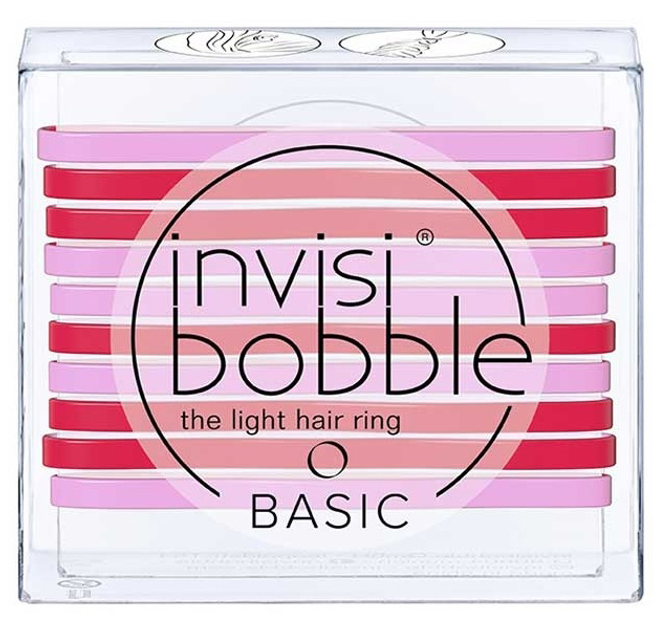 Invisibobble Basic Jelly Twist zestaw 10 gumek do włosów (4260285378799) - obraz 1