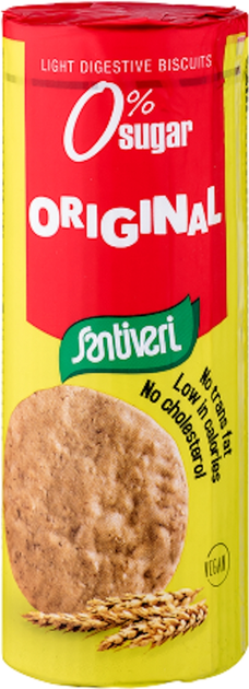 Gallet Ciastka Santiveri Digestive Cereales bez cukru 190 g (8412170021648) - obraz 1