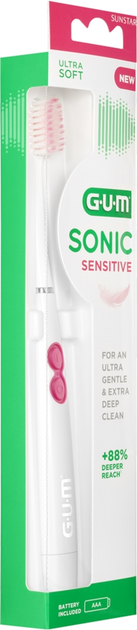Szczoteczka elektryczna GUM Sonic Sensitive (4101MPK) - obraz 4